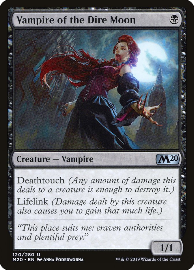 Vampire of the Dire Moon [Core Set 2020] | Clutch Gaming