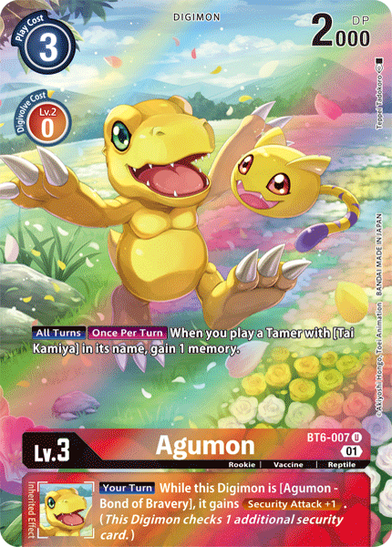 Agumon [BT6-007] (Alternate Art) [Double Diamond] | Clutch Gaming