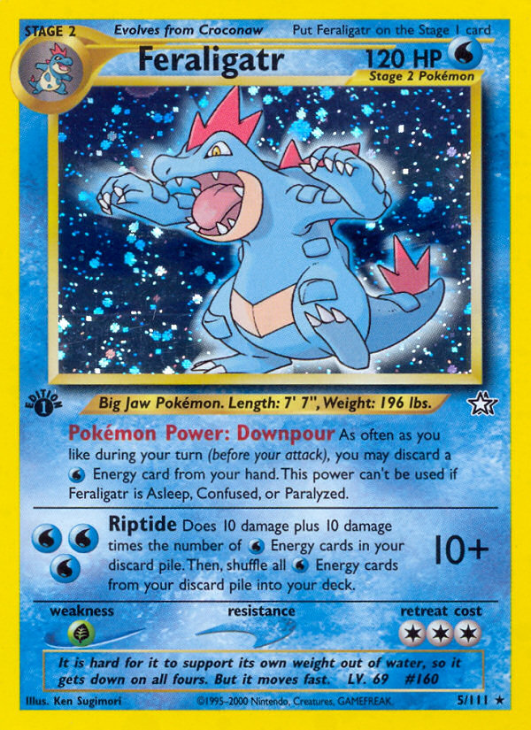 Feraligatr (5/111) [Neo Genesis 1st Edition] | Clutch Gaming