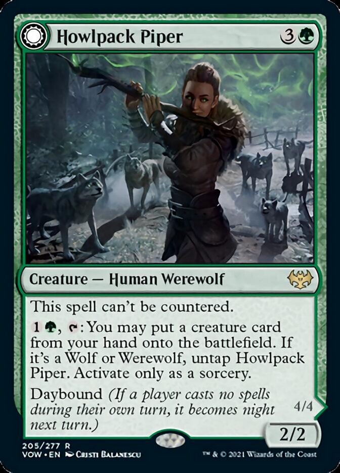 Howlpack Piper // Wildsong Howler [Innistrad: Crimson Vow] | Clutch Gaming