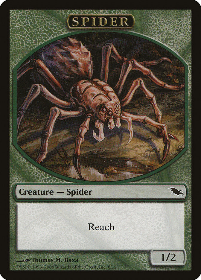 Spider Token [Shadowmoor Tokens] | Clutch Gaming