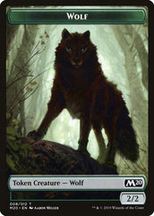 Zombie // Wolf Double-Sided Token [Game Night 2019 Tokens] | Clutch Gaming