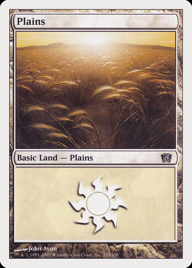 Plains (333) [Eighth Edition] | Clutch Gaming