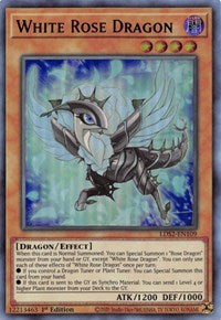 White Rose Dragon (Green) [LDS2-EN109] Ultra Rare | Clutch Gaming