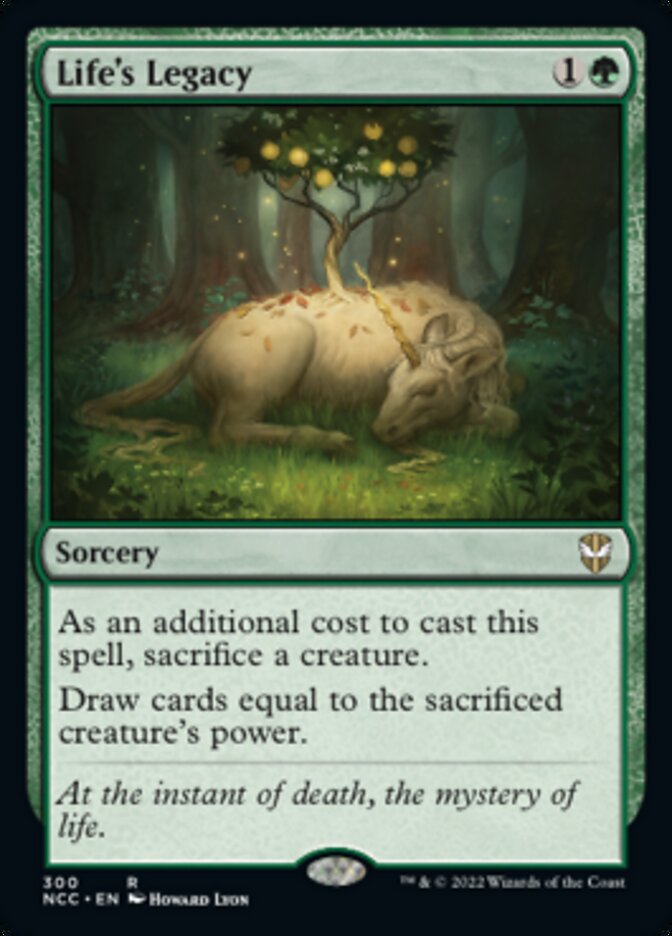 Life's Legacy [Streets of New Capenna Commander] | Clutch Gaming