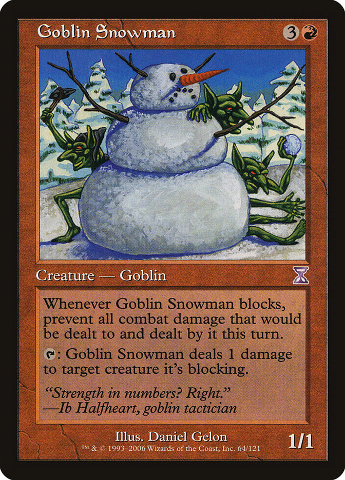 Goblin Snowman [Time Spiral Timeshifted] | Clutch Gaming