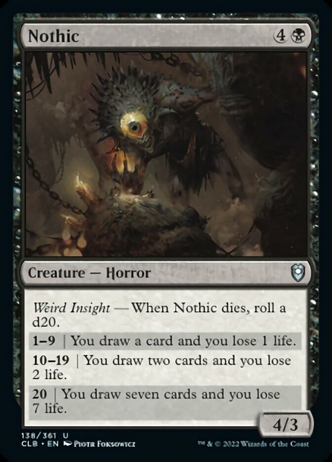 Nothic [Commander Legends: Battle for Baldur's Gate] | Clutch Gaming