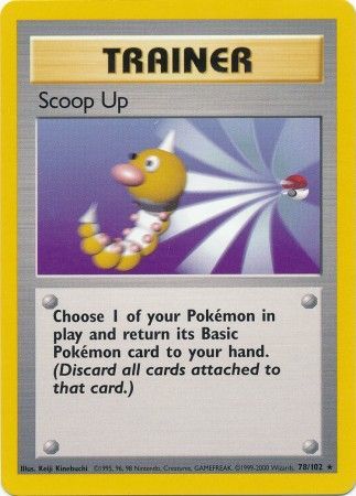 Scoop Up (78/102) [Base Set Unlimited] | Clutch Gaming