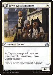 Town Gossipmonger // Incited Rabble [Shadows over Innistrad] | Clutch Gaming