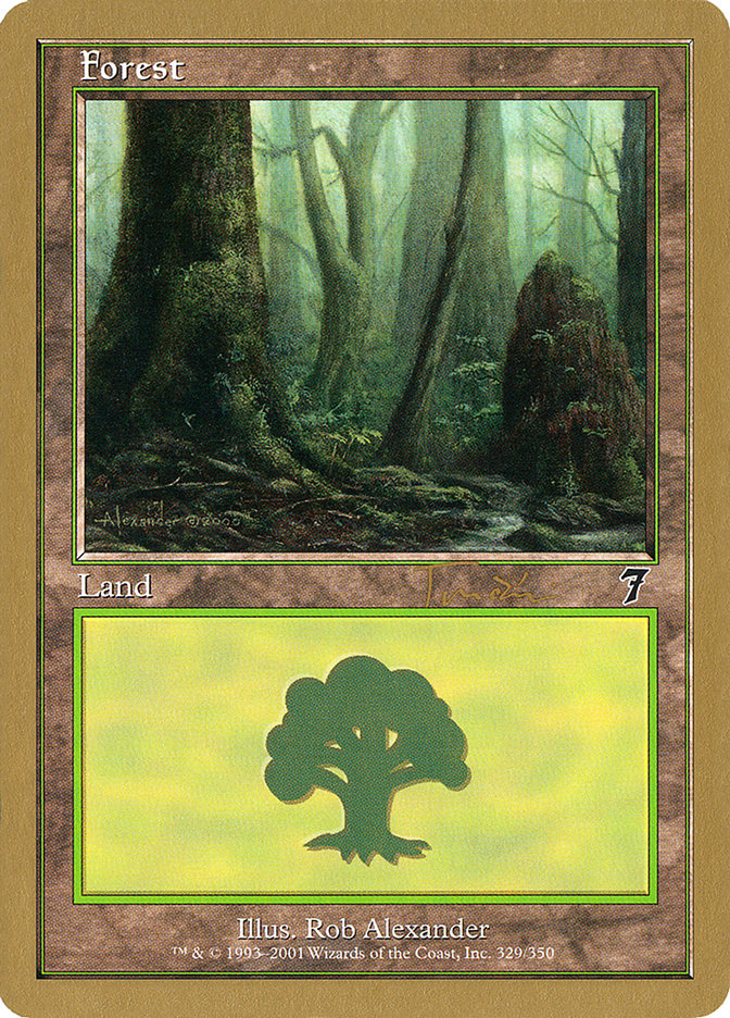 Forest (jt329) (Jan Tomcani) [World Championship Decks 2001] | Clutch Gaming