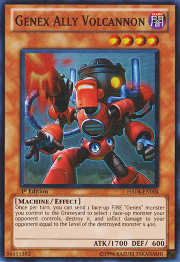 Genex Ally Volcannon [HA04-EN004] Super Rare | Clutch Gaming