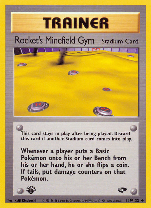 Rocket's Minefield Gym (119/132) [Gym Challenge 1st Edition] | Clutch Gaming