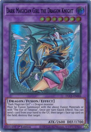 Dark Magician Girl the Dragon Knight (Alternate Art) [DLCS-EN006] Ultra Rare | Clutch Gaming