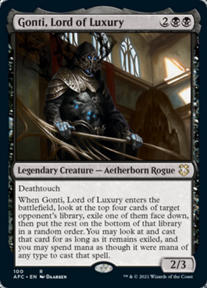 Gonti, Lord of Luxury [Dungeons & Dragons: Adventures in the Forgotten Realms Commander] | Clutch Gaming