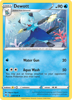 Dewott (034/185) [Sword & Shield: Vivid Voltage] | Clutch Gaming