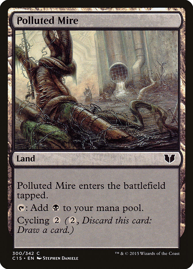 Polluted Mire [Commander 2015] | Clutch Gaming