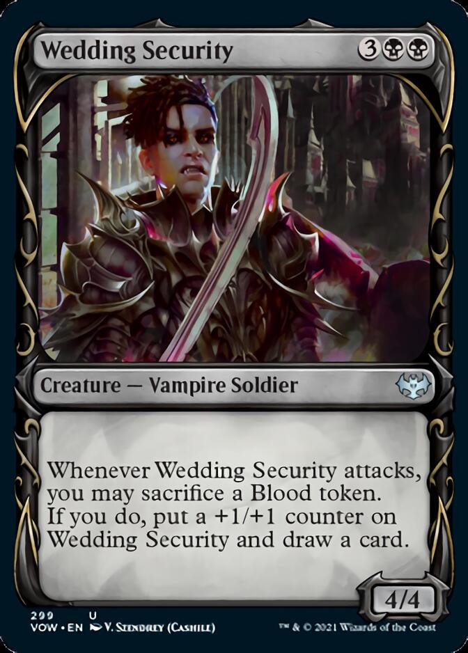 Wedding Security (Showcase Fang Frame) [Innistrad: Crimson Vow] | Clutch Gaming