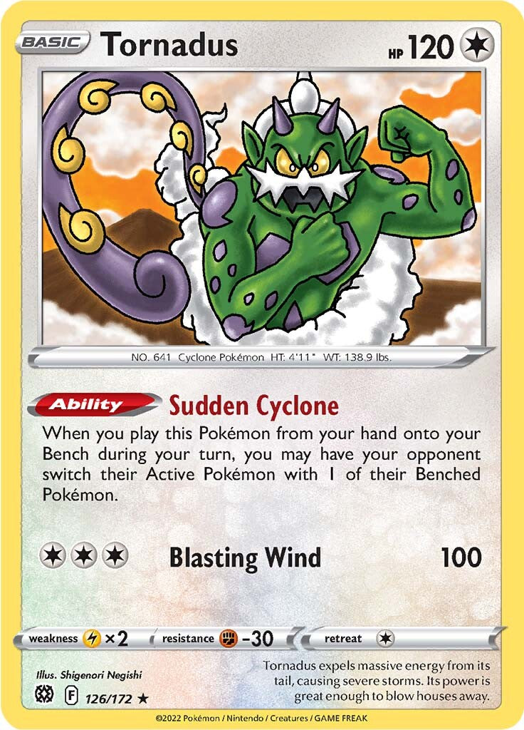 Tornadus (126/172) [Sword & Shield: Brilliant Stars] | Clutch Gaming