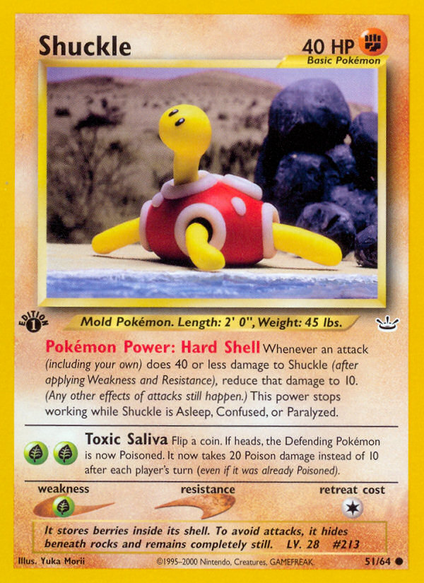 Shuckle (51/64) [Neo Revelation 1st Edition] | Clutch Gaming