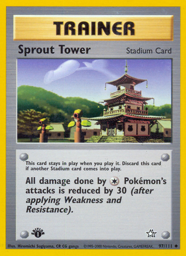 Sprout Tower (97/111) [Neo Genesis 1st Edition] | Clutch Gaming