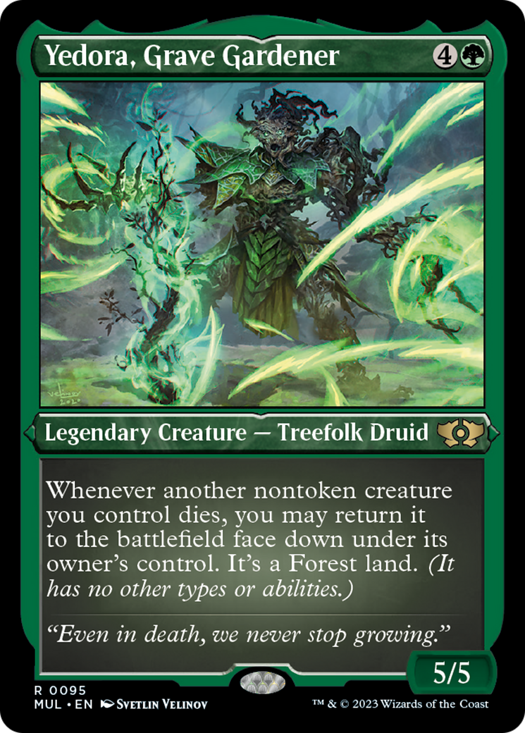 Yedora, Grave Gardener (Foil Etched) [Multiverse Legends] | Clutch Gaming