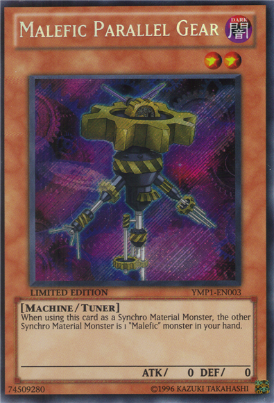 Malefic Parallel Gear [YMP1-EN003] Secret Rare | Clutch Gaming