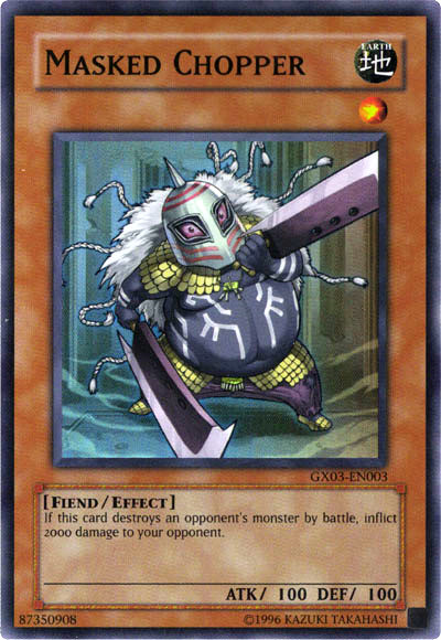 Masked Chopper [GX03-EN003] Super Rare | Clutch Gaming