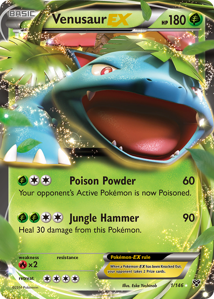 Venusaur EX (1/146) [XY: Base Set] | Clutch Gaming