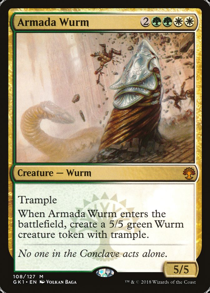 Armada Wurm [Guilds of Ravnica Guild Kit] | Clutch Gaming