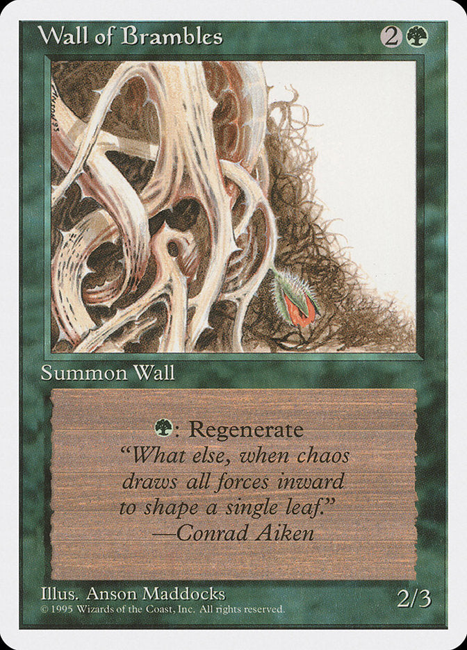 Wall of Brambles [Fourth Edition] | Clutch Gaming