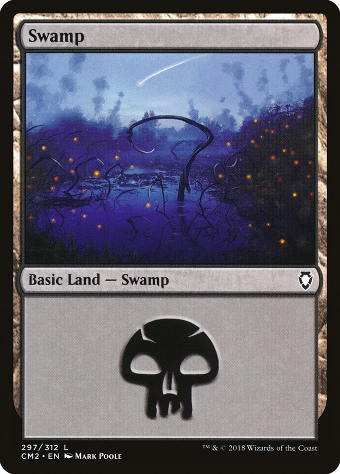 Swamp (297) [Commander Anthology Volume II] | Clutch Gaming