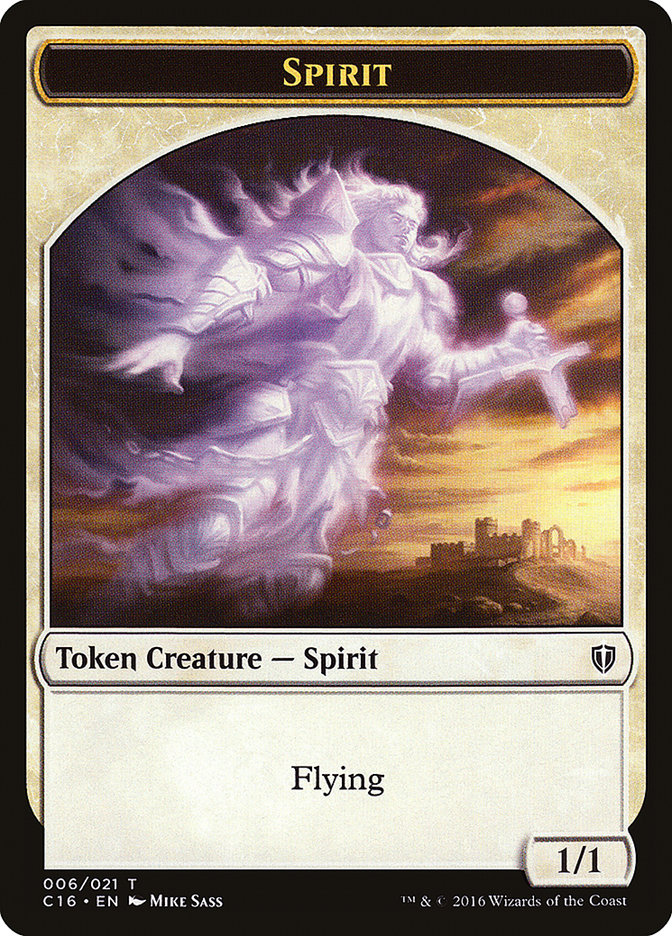 Saproling (016) // Spirit (006) Double-Sided Token [Commander 2016 Tokens] | Clutch Gaming