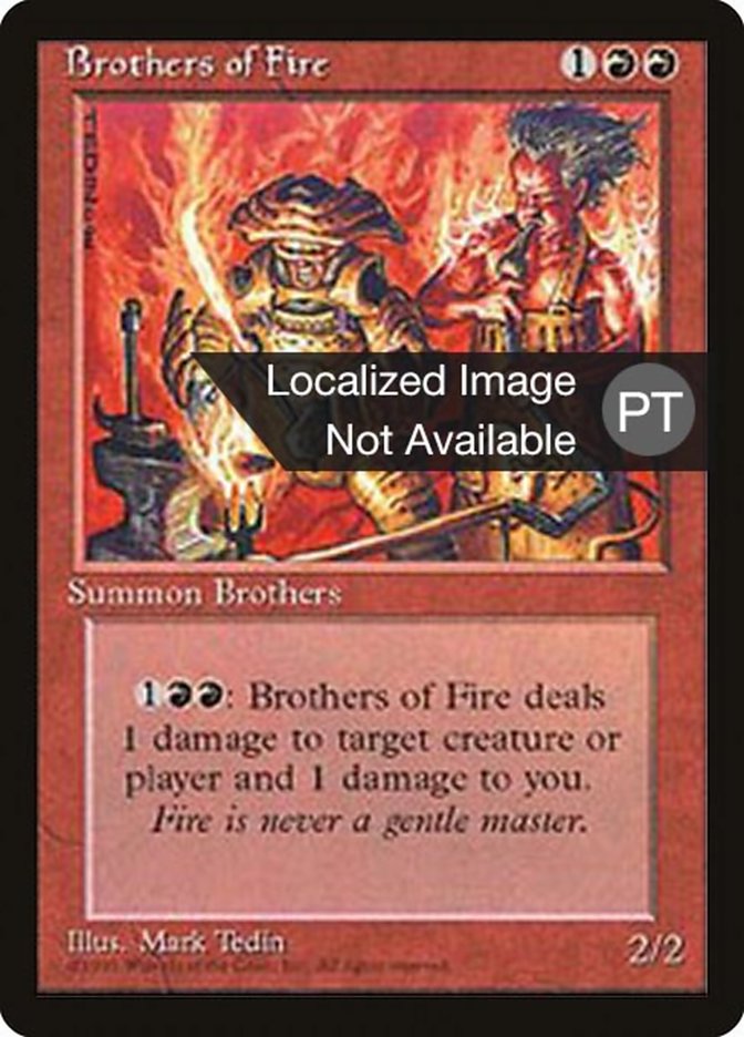 Brothers of Fire [Fourth Edition (Foreign Black Border)] | Clutch Gaming