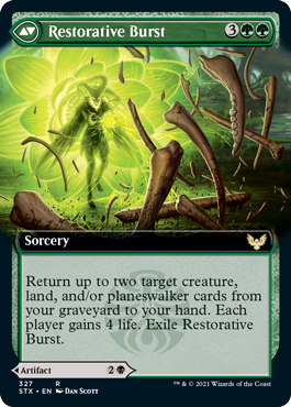 Pestilent Cauldron // Restorative Burst (Extended Art) [Strixhaven: School of Mages] | Clutch Gaming