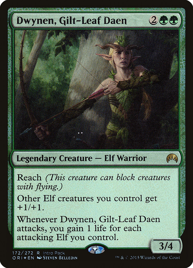 Dwynen, Gilt-Leaf Daen [Magic Origins Promos] | Clutch Gaming