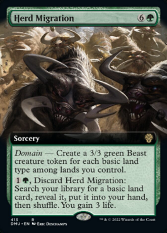 Herd Migration (Extended Art) [Dominaria United] | Clutch Gaming