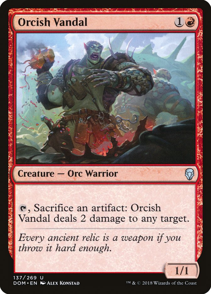 Orcish Vandal [Dominaria] | Clutch Gaming