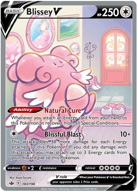 Blissey V (183/198) [Sword & Shield: Chilling Reign] | Clutch Gaming