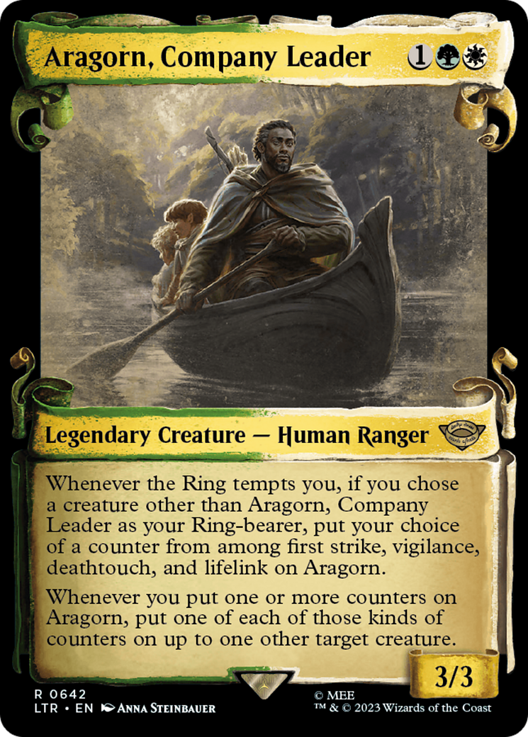 Aragorn, Company Leader [The Lord of the Rings: Tales of Middle-Earth Showcase Scrolls] | Clutch Gaming