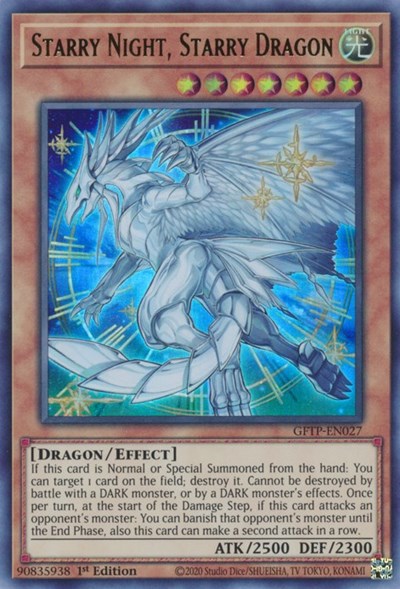 Starry Night, Starry Dragon [GFTP-EN027] Ultra Rare | Clutch Gaming