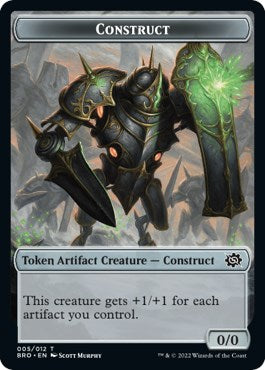 Servo // Construct (005) Double-Sided Token [The Brothers' War Commander Tokens] | Clutch Gaming