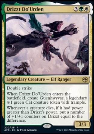 Drizzt Do'Urden (Promo Pack) [Dungeons & Dragons: Adventures in the Forgotten Realms Promos] | Clutch Gaming