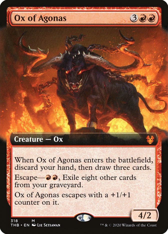 Ox of Agonas (Extended Art) [Theros Beyond Death] | Clutch Gaming