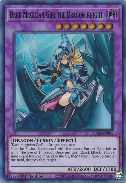 Dark Magician Girl the Dragon Knight (Blue) [DLCS-EN006] Ultra Rare | Clutch Gaming