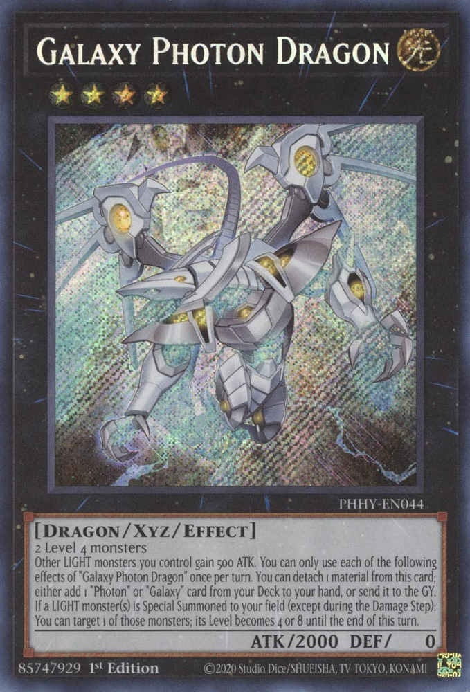 Galaxy Photon Dragon [PHHY-EN044] Secret Rare | Clutch Gaming