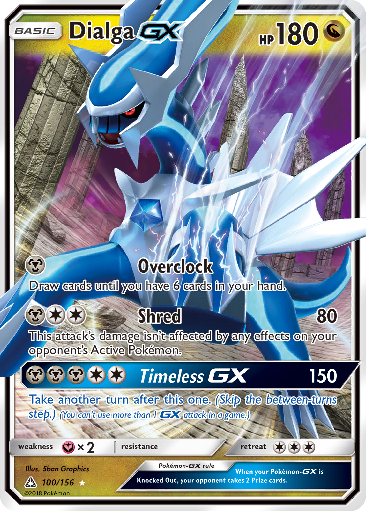 Dialga GX (100/156) [Sun & Moon: Ultra Prism] | Clutch Gaming