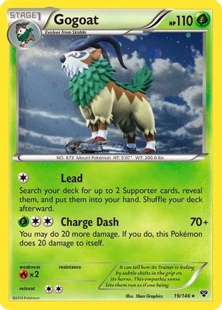 Gogoat (19/146) (Cosmos Holo) [XY: Base Set] | Clutch Gaming