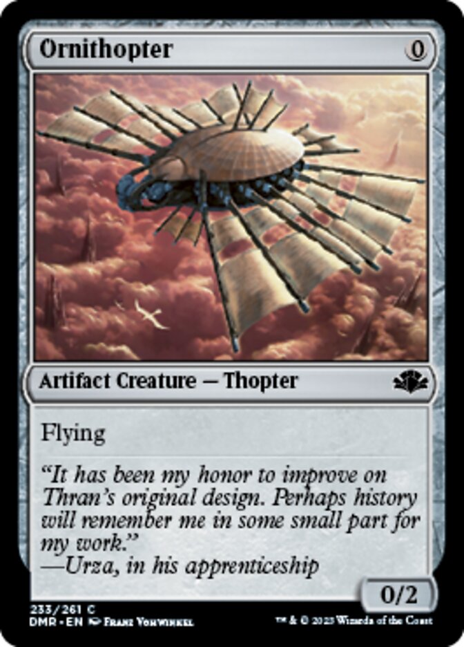 Ornithopter [Dominaria Remastered] | Clutch Gaming