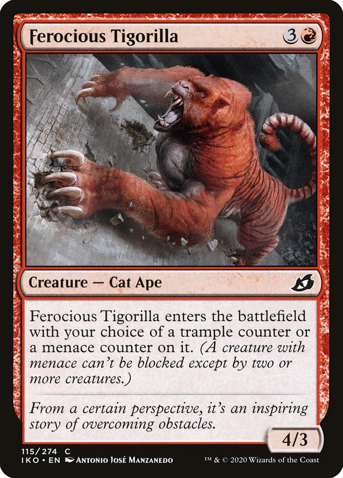 Ferocious Tigorilla [Ikoria: Lair of Behemoths] | Clutch Gaming