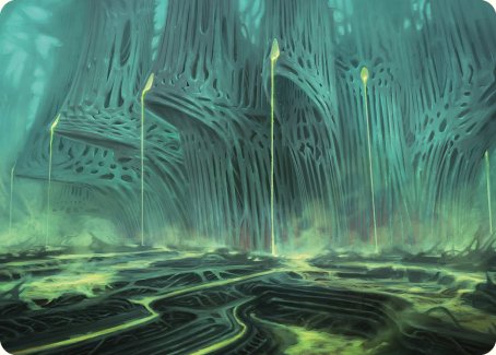 Swamp Art Card [Phyrexia: All Will Be One Art Series] | Clutch Gaming